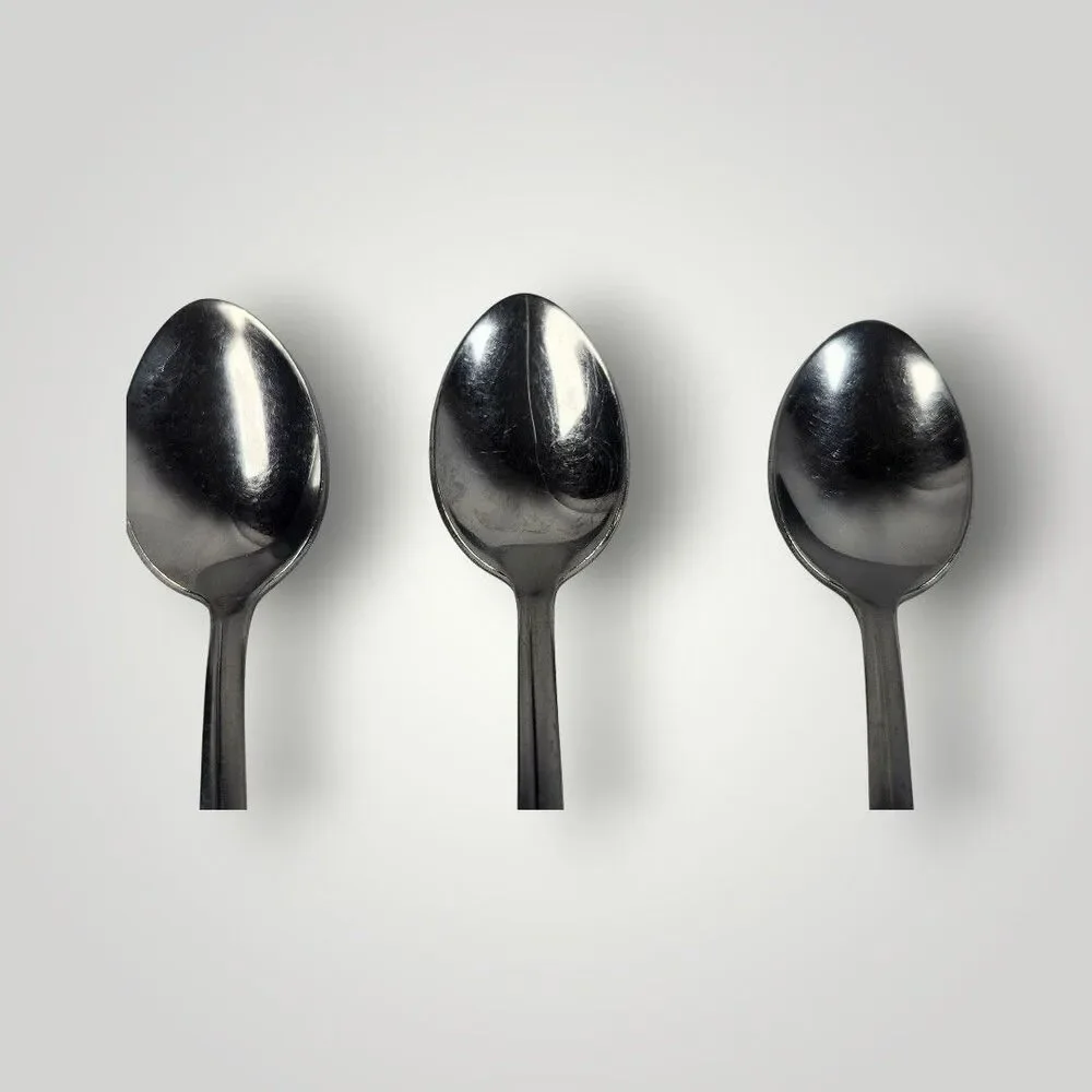 Imperial Iced Tea Spoons Noreen FALCON Stainless Steel  Set‎ of 3 Made In USA